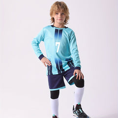 3-Pack Boys' Soccer Kit (Goalkeeper's jersey) with Custom Name & Long Sleeve