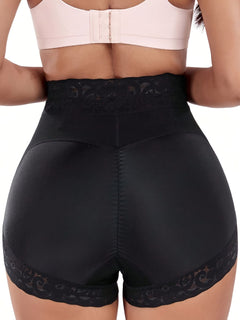 Lace Leggings, Buttocks Enhancing, Hip-lifting, Underwear, Square Shorts, Body-shaping High Elastic Abdomen Control Pants