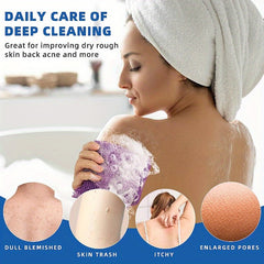 6pcs African Net Long African Bath Sponge/ Body Scrubber (Pink,Yellow,Purple,Black,Blue,Brown)