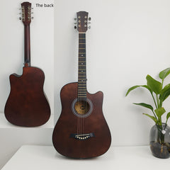 1pc of 38 Inch Acoustic Guitar with Matte Finish and Basswood Panels