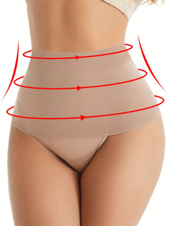 4pcs High-Waisted Butt Lifting Shaping Panties - Sculpting, Breathable, Tummy Control, Comfortable Shapewear for Women - Everyday Wear, Seamless Underwear & Shapewear