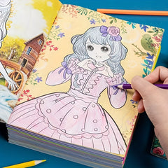 6-Pack Princess Coloring Books, Creative Sketch Journals with Themed Drawings