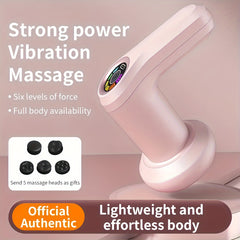 Beauty Body Fat Pusher, Multi-function Vibration Massager, 5 Massage Heads, Effectively Relax Muscles, Relieve Stress, Burn Body And Belly Fat, Shape A Good Figure, Suitable For The Whole Body