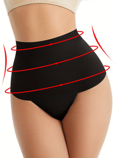 4pcs High-Waisted Butt Lifting Shaping Panties - Sculpting, Breathable, Tummy Control, Comfortable Shapewear for Women - Everyday Wear, Seamless Underwear & Shapewear