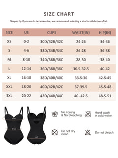 Elegant Women's Shapewear Bodysuit - Seamless Tummy Control & Butt Lifting, Nylon/Spandex Blend, Hand Washable