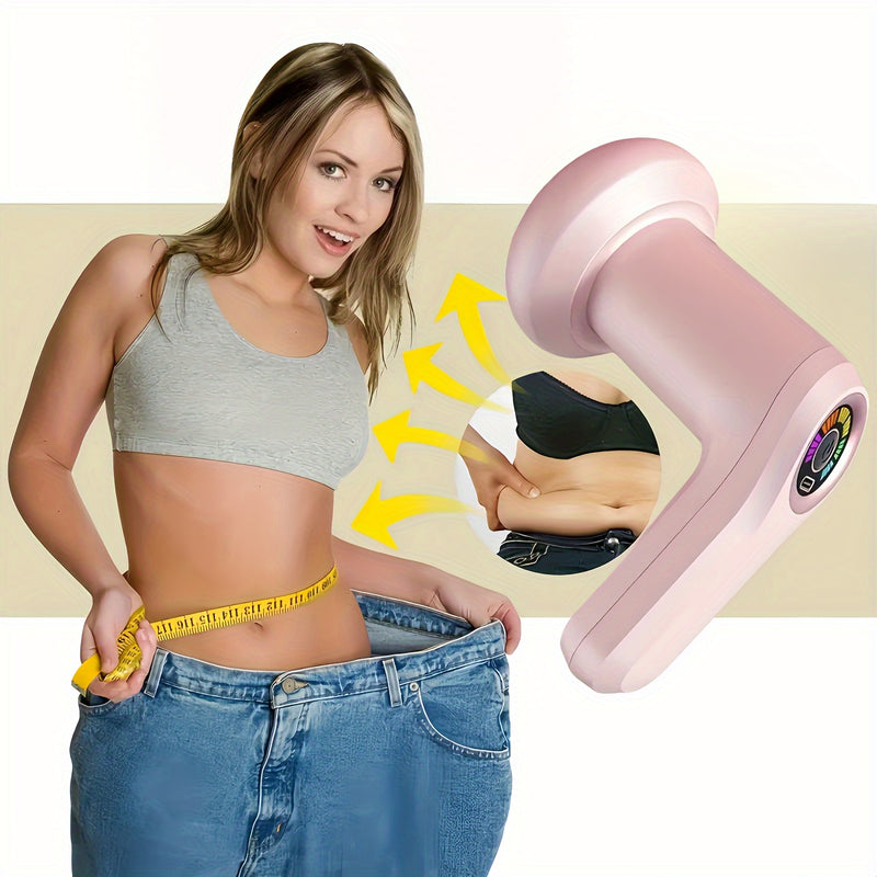 Beauty Body Fat Pusher, Multi-function Vibration Massager, 5 Massage Heads, Effectively Relax Muscles, Relieve Stress, Burn Body And Belly Fat, Shape A Good Figure, Suitable For The Whole Body