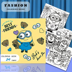 MINIONS Coloring Book - 24 Unique Designs