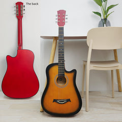 1pc of 38 Inch Acoustic Guitar with Matte Finish and Basswood Panels