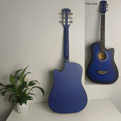 1pc of 38 Inch Acoustic Guitar with Matte Finish and Basswood Panels