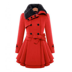 New Ladies Long Winter Jackets Coat for Women Coats Woolen Outwear