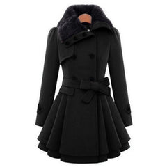 New Ladies Long Winter Jackets Coat for Women Coats Woolen Outwear