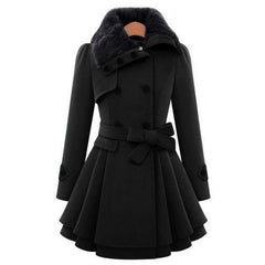 New Ladies Long Winter Jackets Coat for Women Coats Woolen Outwear