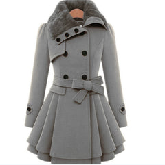 New Ladies Long Winter Jackets Coat for Women Coats Woolen Outwear