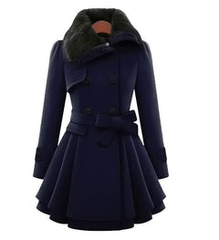 New Ladies Long Winter Jackets Coat for Women Coats Woolen Outwear