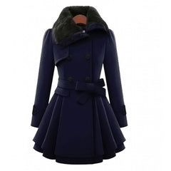 New Ladies Long Winter Jackets Coat for Women Coats Woolen Outwear