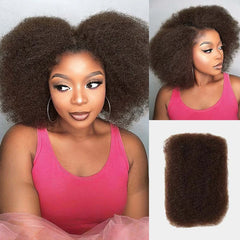 CocoaAmari Afro Kinky Bulk 100% Natural Color Human Hair for Dreadlocks, Twist Braid, Hair Extension & etc.