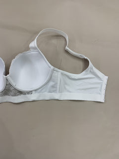 Elegant Lace Push-Up Bra for Women - Comfortable, Non-Padded with Underwire Support, Nylon & Elastane Blend, Hand Washable