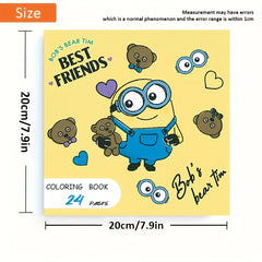 MINIONS Coloring Book - 24 Unique Designs