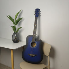 1pc of 38 Inch Acoustic Guitar with Matte Finish and Basswood Panels