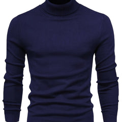 Men's Thermal Underwear, Long Sleeve High Neck Thermal Tops, Casual Pullovers Thermal Underwear Tops, Men's Clothing