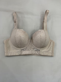 Elegant Lace Push-Up Bra for Women - Comfortable, Non-Padded with Underwire Support, Nylon & Elastane Blend, Hand Washable