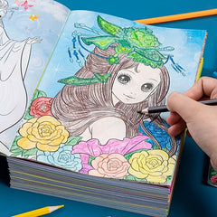 6-Pack Princess Coloring Books, Creative Sketch Journals with Themed Drawings