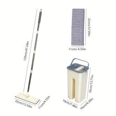 Lightweight Flexible Rotating Flat Mop