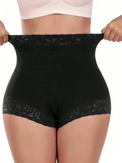 Lace Leggings, Buttocks Enhancing, Hip-lifting, Underwear, Square Shorts, Body-shaping High Elastic Abdomen Control Pants