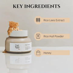 Beauty of Joseon Ginseng Essence Water Hydrating Face Toner (150 ml) for Dry Skin Plus Ground Rice and Honey Glow Mask (150 g), Skin Care Set