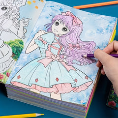 6-Pack Princess Coloring Books, Creative Sketch Journals with Themed Drawings